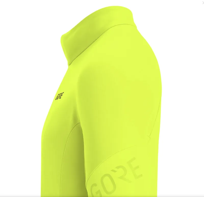 Gore C3 Thermo Long Sleeve Road Cycling Jersey Neon Yellow-2